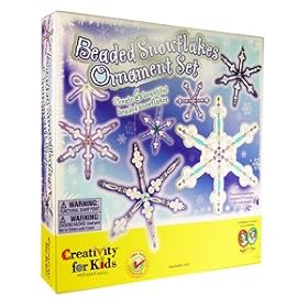 Beaded Snowflakes Ornament Set