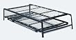 Daybed 39" x 74" Top Spring with Fold Under Legs and Pop Up (Duo-Riser) By Hollywood Bed Frame