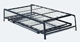 Daybed 39" x 74" Top Spring with Fold Under Legs and Pop Up (Duo-Riser) By Hollywood Bed Frame