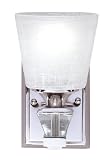 Deluxe Collection Chrome 10 High Wall Sconce