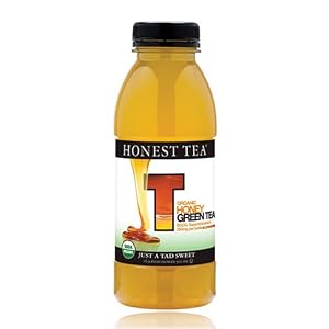 Honest Tea Honey Green Tea 16.9 Ounce Bottles Case of 24 Usda Certified Organic