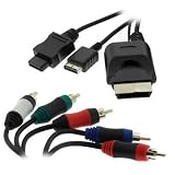 Premium High Resolution Universal 4 IN 1 HD Component AV Cable for Sony Playstation 3 PS3, Playstation 2 PS2, Nitendo Wii, Microsoft Xbox 360