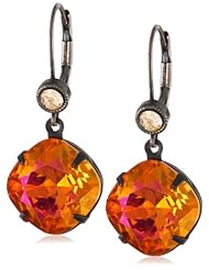 LIZ Palacios Astral Pink Dangling Cushion Earrings