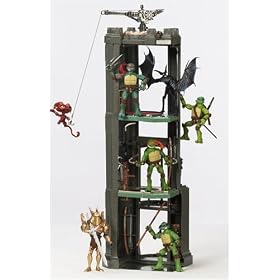 Teenage Mutant Ninja Turtles Movie Monster Tower Playset