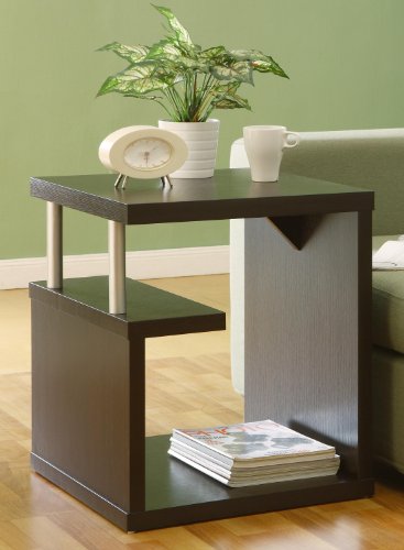 Furniture of America Level End Table, Espresso