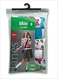 Hanes GN20P5 Girls Classics Bikini 3 prints/2 solids