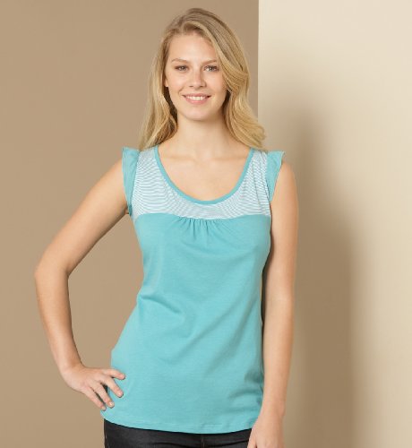 Pure Cotton Sleeveless Frill Voile Top