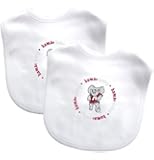 Baby Fanatic Team Color Bibs, University of Alabama, 2-Count