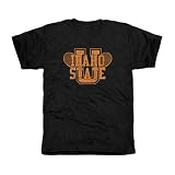 NCAA Idaho State Bengals Crossed Sticks Tri-Blend T-Shirt - Black