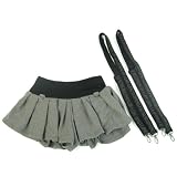 【AVIRAPINK】サスペンダー付き<strong>ショートパンツ</strong>