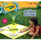CRAYOLA OUTDOOR ART MAT WITH SPRINKLER