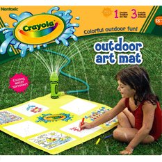 CRAYOLA OUTDOOR ART MAT WITH SPRINKLER by 