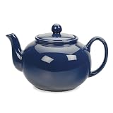 RSVP Stoneware Teapot, Blue