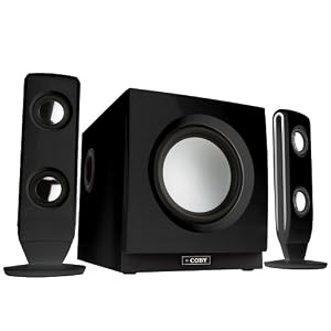 Coby CS-MP77 75-Watt High Performance MP3 Speaker System