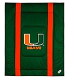 Miami Hurricanes Sideline Twin Comforter