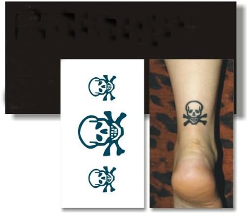 Skull Design Temporary Tattoo Stickers SZ-12