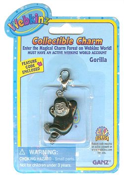 Webkinz Gorilla Charm