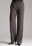 Jessica London Plus Size Tweed Straight-Leg Trouser