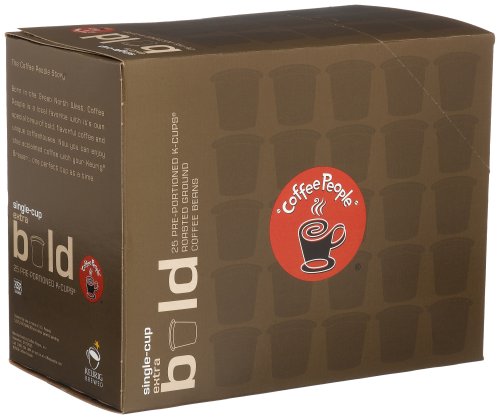 Coffee People K-Cup Extra Bold Jet Fuel, 25-Count Boxes (Pack of 2)