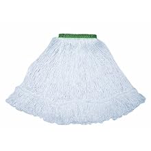 Wilen A04913, Bulldog National Cotton Looped End Wet Mop, Large, 1-1/4" Tape Band (Case of 12)