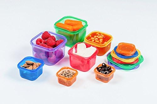 Perfect Portions. 7 Piece Portion Control Container Kit, "Perfect Portions' Plan &amp; Program and Protein Shaker. 100% Leak Proof, Color Coded System. Comparable with Portion Fix and 21 Day System
