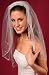 Wedding Bridal Veil, 1 layer Crystal Beaded Cathedral 407C