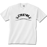 Crew Crossed Oars Short Sleeve Rowing T-Shirt (Design on Front)