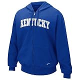 Nike Kentucky Wildcats Royal Blue Classic Full Zip Hoody Sweatshirt