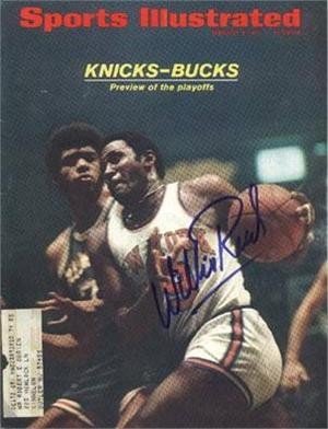 Willis Reed (New York Knicks) autographed Sports Illustrated Magazine