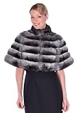 Chinchilla Cape - Mandarin Collar