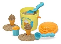Melissa Doug 6433 Speck Seahorse Sand Ice Cream Set