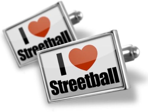 Neonblond Cufflinks "I Love Streetball" - cuff links for man