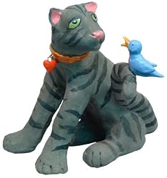 Judie Bomberger Albert Ceramic Cat Figurine