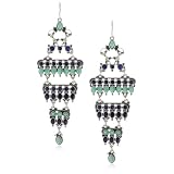 Lucky Brand Indio Ears Silver-Tone Tiered Chan
