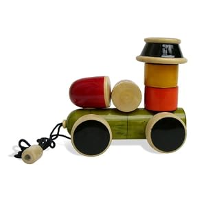 Earthentree Organic Engine Stacker Pull Toy
