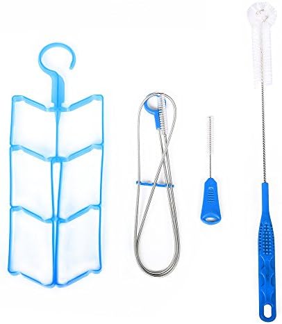 Anntlent Water Hydration Bladder Tube Cleaner Brushes Tube Cleaning Kit (White)