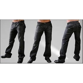Monarchy Clothing - Mens Bovis Black Denim