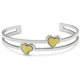 Stainless steel Bangle with Gold plating