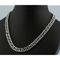 Halskette DUBLIN in Edelstahl-Optik nickelfrei Stahlkette Metall Metallkette Kette Halsschmuck M�nnerkette Schmuck f�r den Mann Herrenschmuck K�nigskette