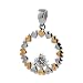 Stainless Steel Circle of Hearts Pendant - Love Pendant