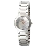 Casio Women's LTP1191A-7C Silver-Tone Shell White Dial Analog Watch