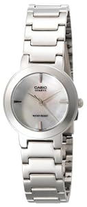 Casio Women's LTP1191A-7C Silver-Tone Shell White Dial Analog Watch Casio Women's LTP1191A-7C Silver-Tone Shell White Dial Analog Watch