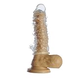 Peau de Dragon Crystal Clear Pénis manches réutilisable Retard Condom pénis d'agrandissement de pénis Anneau Augmenter Sex Toys pour Hommes Produits de sexe