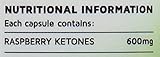 Raspberry Ketones by Nutravita - UK Manufactured High Quality Dietary weight loss Supplement - Great Value - Order Today (90 x Raspberry Ketone weight loss capsules)