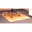 Natural 36 x 48 Bamboo Roll-Up Office Chair Mat