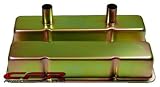 1958-86 Chevy Small Block 283-305-327-350-400 Circle Track Racing Steel Valve Covers - Zinc