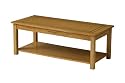 Premier Housewares Astoria Coffee Table, 43 x 120 x 53 cm, Oak Veneer