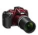 Nikon COOLPIX P610 Digital Camera with 60x Optical Zoom and Built-In Wi-Fi (Red)