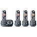 Kitchen & Housewares : PANASONIC KXTG4324B-BK/CLDS/1 X 4/CID/HSSP/4HS