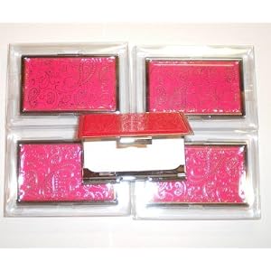 Buy 5 Pink Business Card Credit ID Wallet Cases by Silverhooks